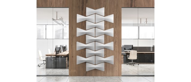 Bow sound absorbing wall panels